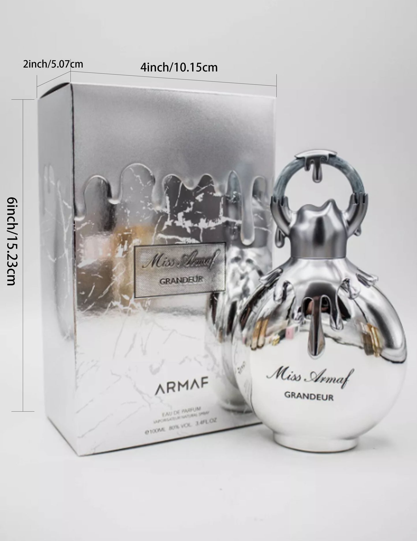 Miss Armaf Grandeur – A Luxurious Floral Fruity Eau de Parfum for the Elegant Woman (100ml)
