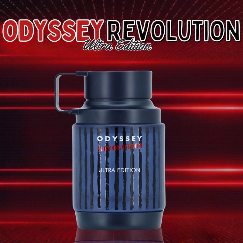 Armaf™ Odyssey Revolution Ultra Edition Eau De Parfum3.4 Oz, Fresh Citrus, Spicy Woods & Marine Notes -Long-Lasting Bold Men's Fragrance-Fearless & All-Day Wear