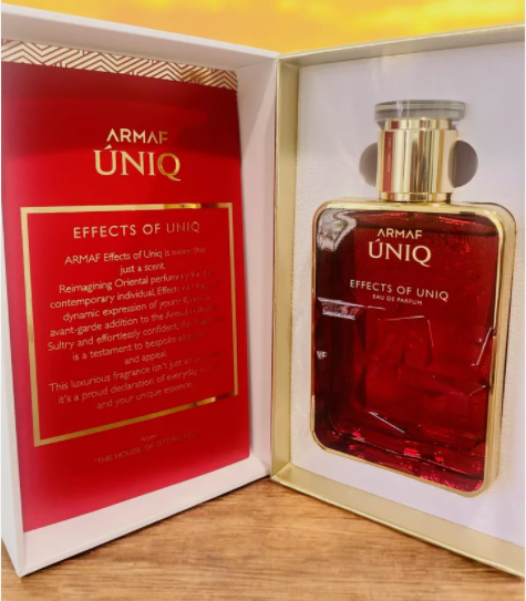 ARMAF Úniq “Effects of Uniq” EDP 100ml – Sweet Floral Gourmand Fragrance for Women | Warm & Long-Lasting Scent for Day or Night