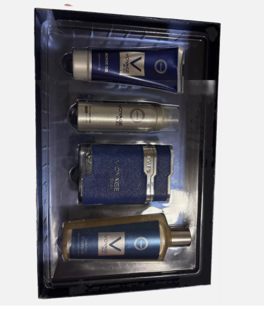 Armaf Voyage Bleu 4-Piece Gift Set for Men – Fresh Citrus Spice for the Modern Explorer