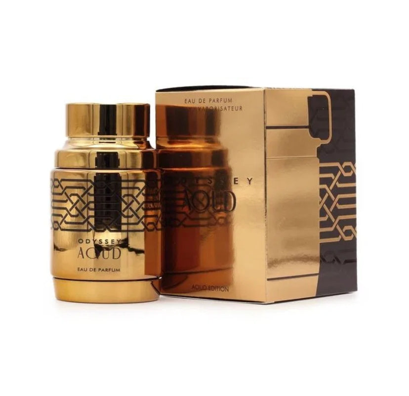 Armaf™ Odyssey Aoud Edition 3.4Oz – Bold & Spicy Eau de Parfum with Oud & Musk, Ideal for Confident Men at Night Events & Formal Occasions