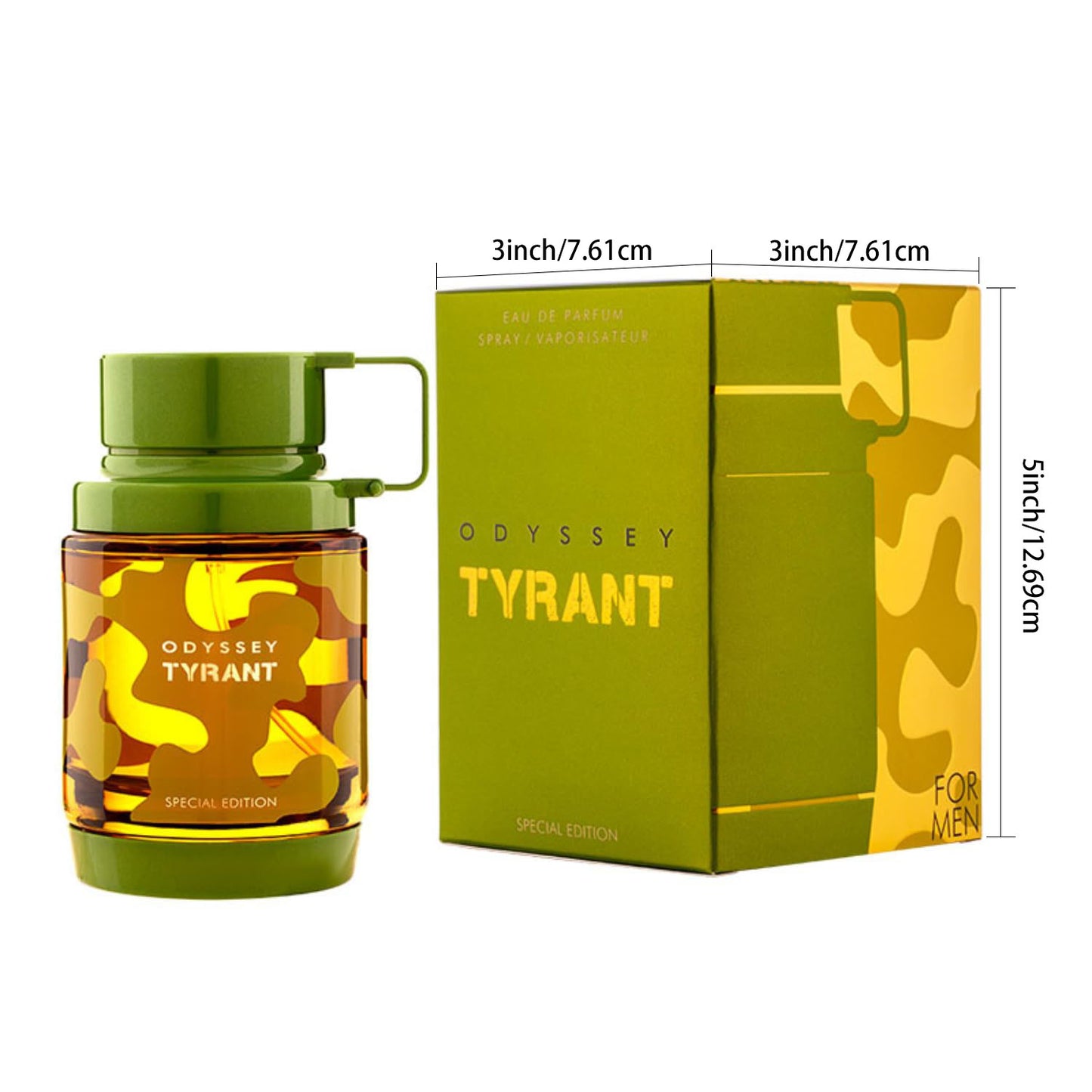 Odyssey Tyrant Special Edition Eau de Parfum 100ml – Bold, Fresh, and Spicy Masculine Fragrance by Armaf