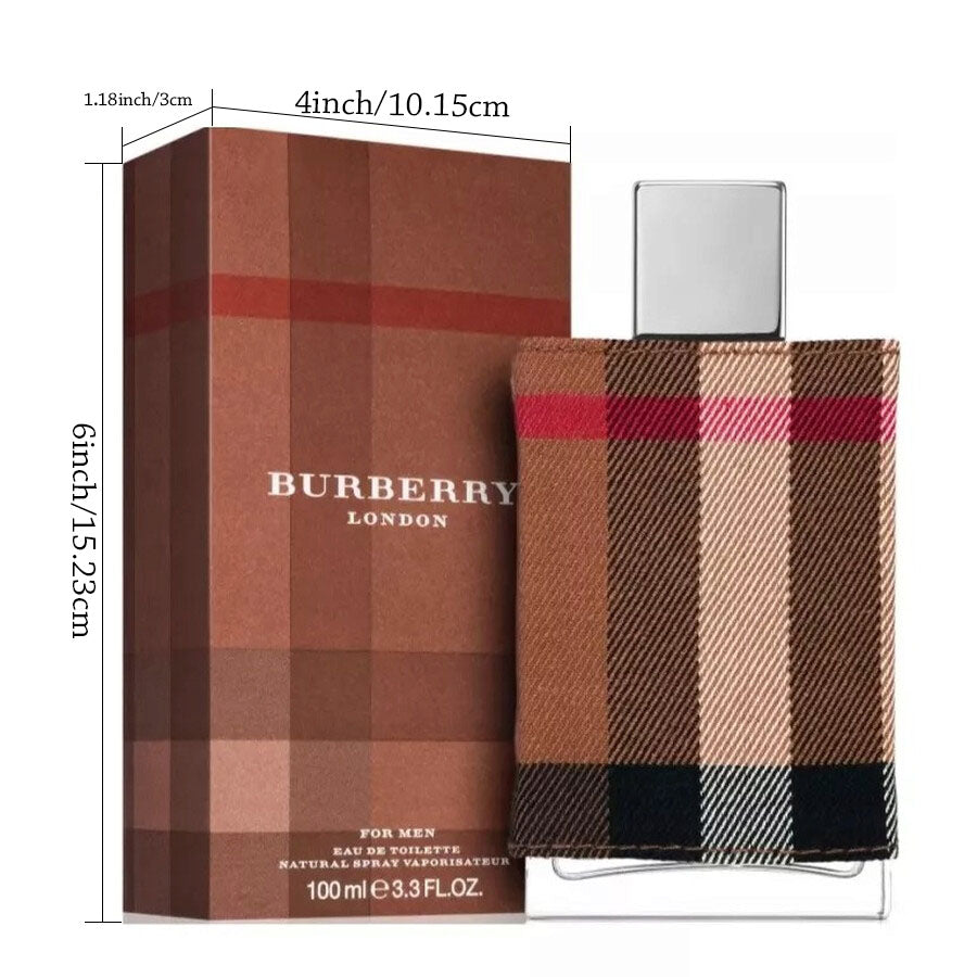 Burberry London for Men Eau de Toilette – A Refined Oriental Spicy Scent for the Modern Gentleman