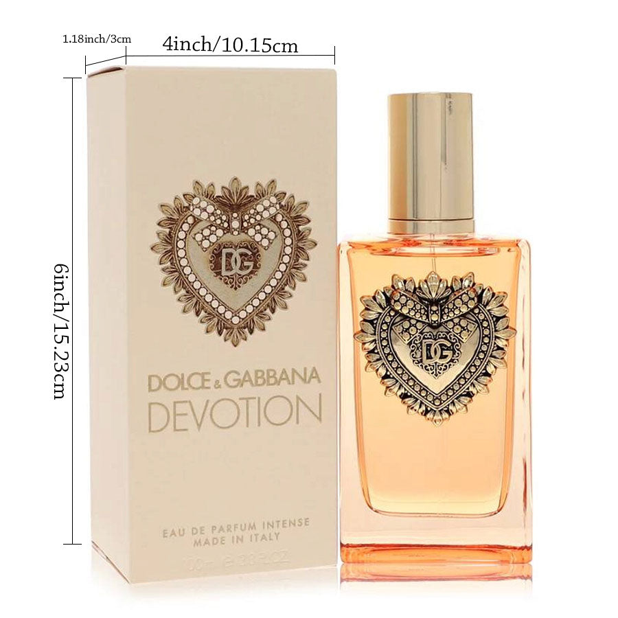 Dolce & Gabbana Devotion Intense Eau de Parfum – A Bold Floral Gourmand for the Passionate Woman(3.3Oz)