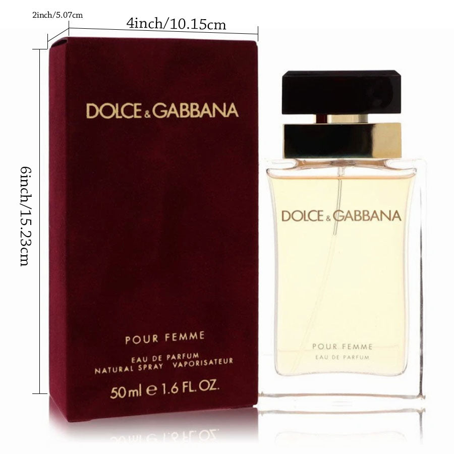 Dolce & Gabbana Pour Femme Eau de Parfum – A Sensual, Sweet and Floral Fragrance for the Confident Woman(3.4Oz)