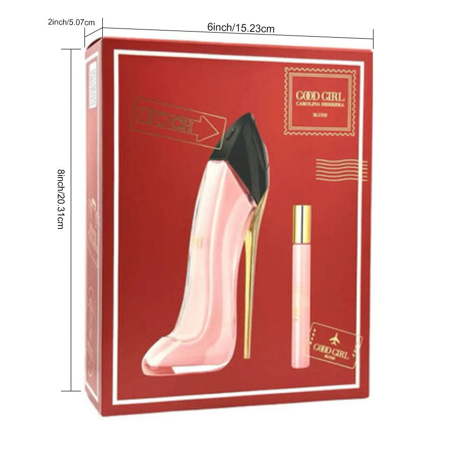 Carolina Herrera Good Girl Blush 2-Piece Gift Set for Women – Eau de Parfum Full Size + Travel Spray | Floral Gourmand Fragrance