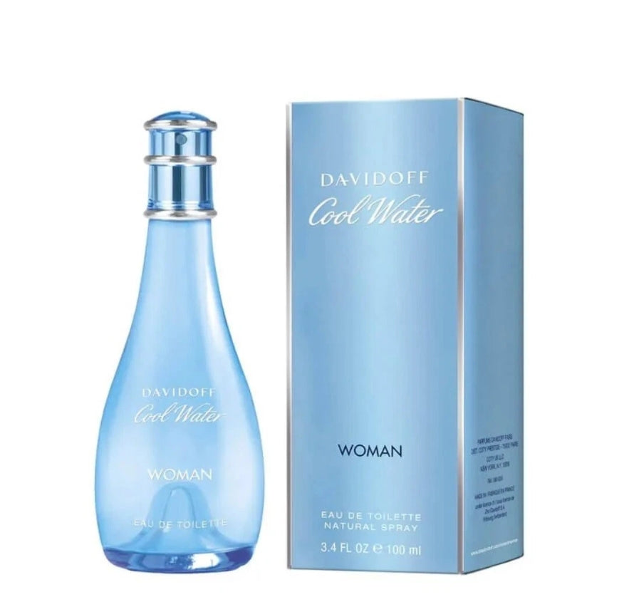 Cool Water by Davidoff – A Timeless Ocean-Inspired Floral Scent for Women (3.3 oz)