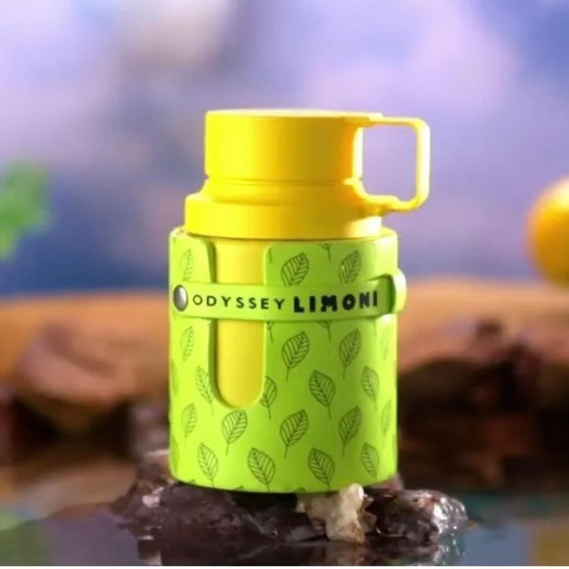 Armaf™ Odyssey Limoni EDP 3.4 Oz – Fresh Lemon Fruity Scent for Men & Women | Long-Lasting, Alcohol-Free, Ideal for Daily Use