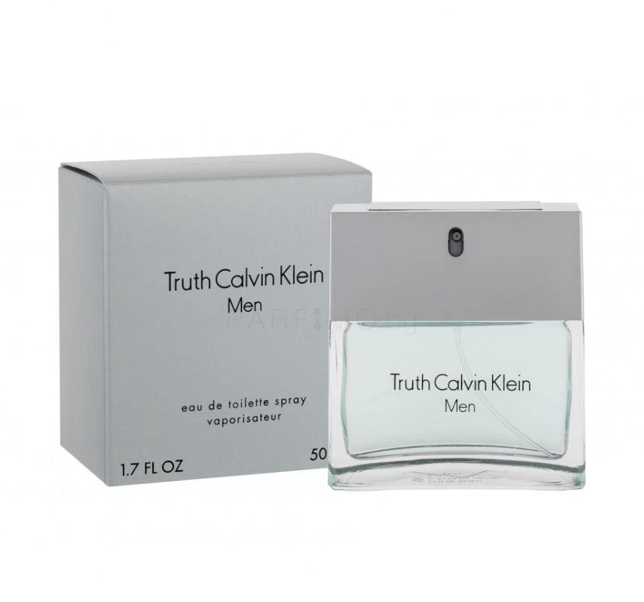 Calvin Klein TRUTH For Men Eau de Toilette – A Fresh Aromatic Blend of Woods & Green Notes