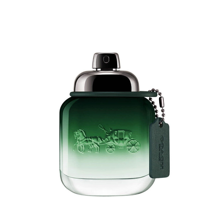 Coach Green Eau de Toilette for Men – Fresh & Energizing with Kiwi, Cedarwood & Vetiver – A Signature Scent for Everyday Confidence(3.4Oz)