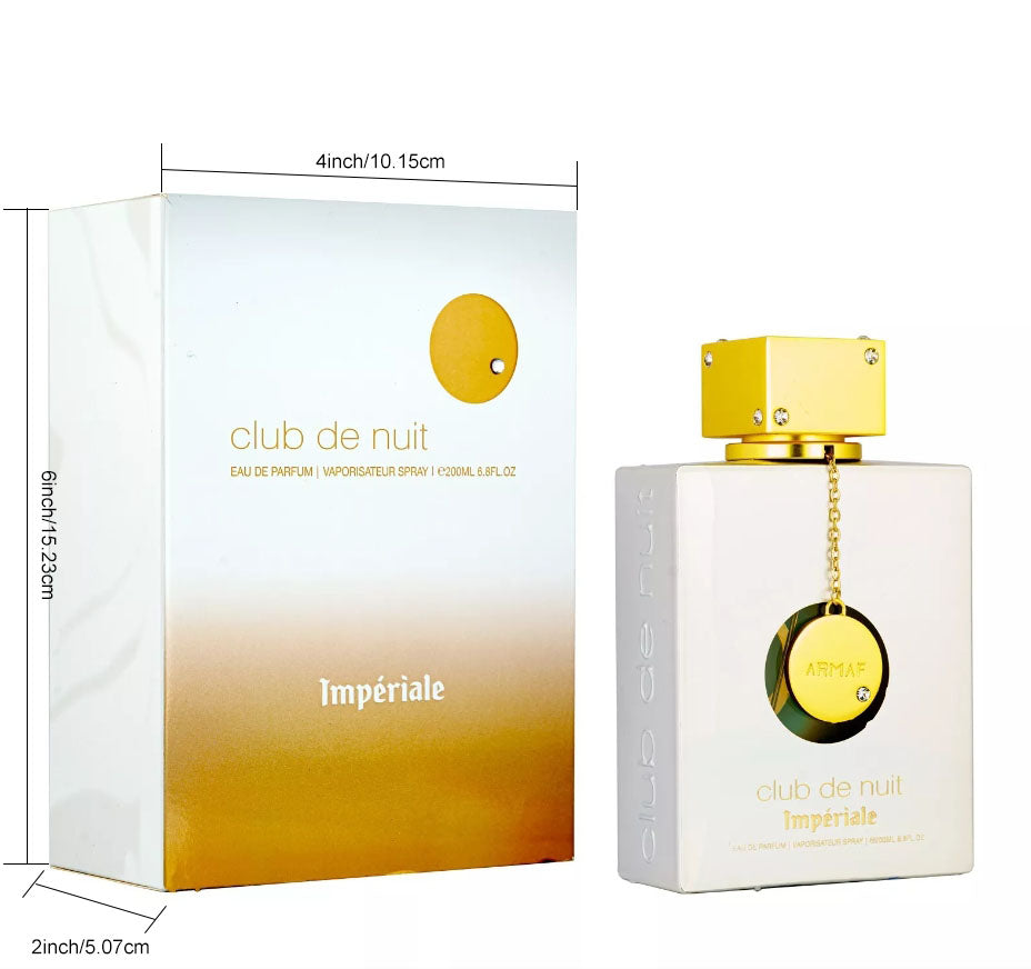 Armaf™ Club de Nuit White Imperiale EDP 3.6 Oz – Elegant, Long-Lasting Floral Fruity Fragrance for Women, Perfect for Daily Wear & Special Occasions