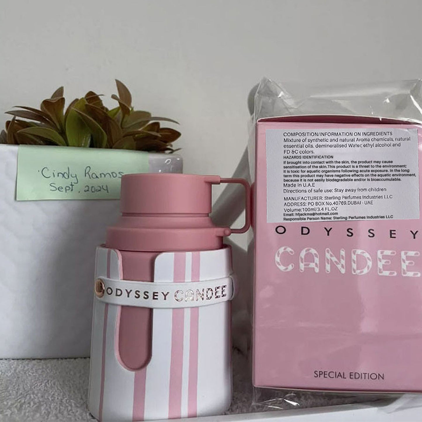 Odyssey Candee Eau de Parfum 100ml – Sweet & Sparkling Feminine Scent for Daily Delight & Soft Allure