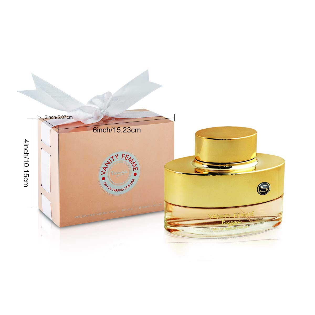 Armaf Vanity Femme Essence – A Romantic Floral Fruity Eau de Parfum for the Elegant Woman (100ml)