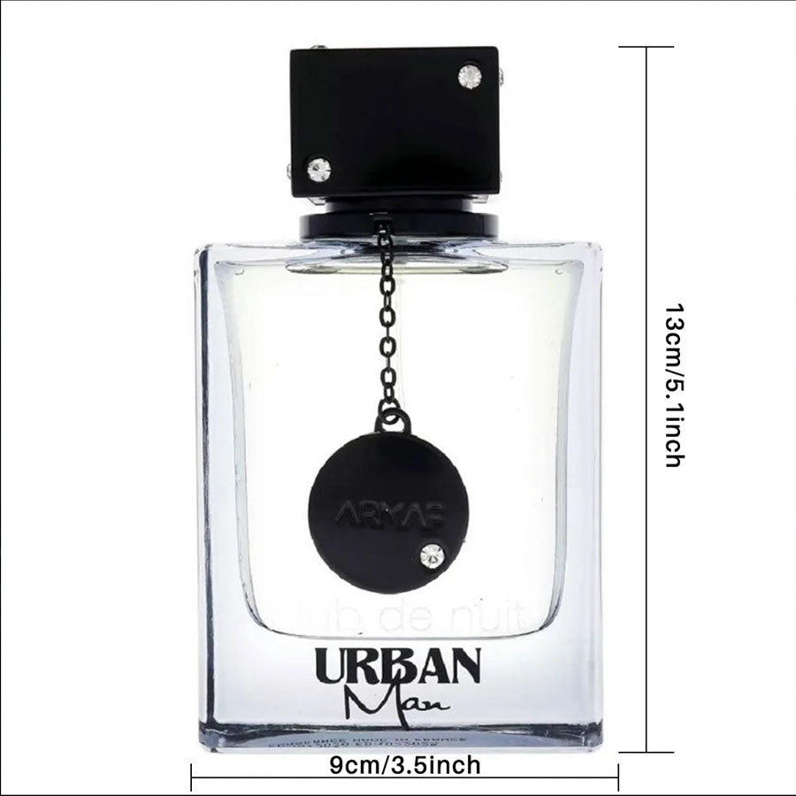 Armaf Club de Nuit Urban Man EDP 105ml – Bold Woody Aromatic Fragrance for Men | Fresh, Spicy Scent Perfect for Work & Evening Wear