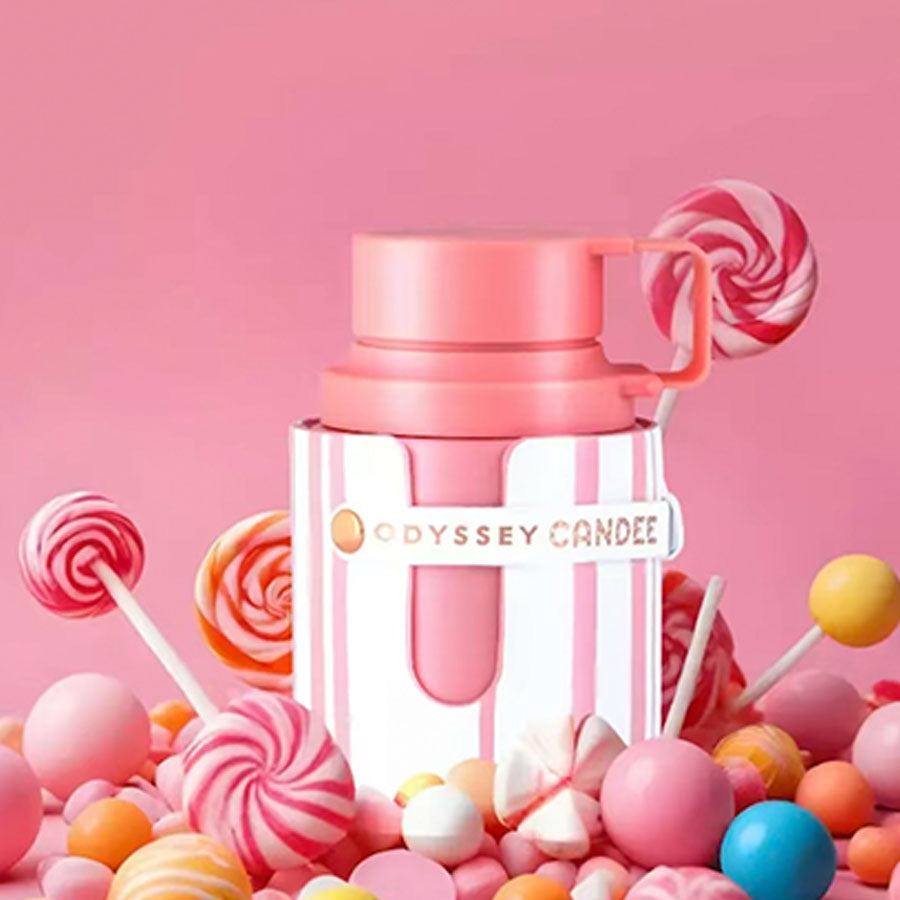 Odyssey Candee Eau de Parfum 100ml – Sweet & Sparkling Feminine Scent for Daily Delight & Soft Allure