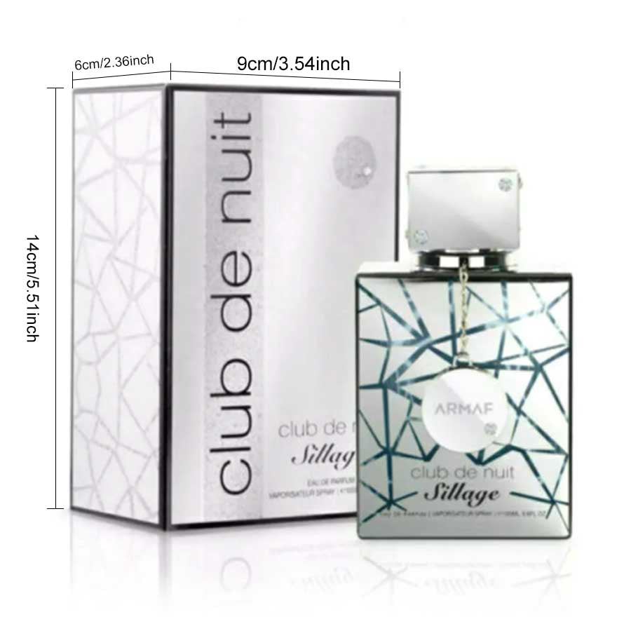 Armaf™ Club de Nuit Sillage Parfum 105ml – Fresh, Long-Lasting Unisex Fragrance with Floral-Woody Notes, Ideal for Day & Evening Elegance