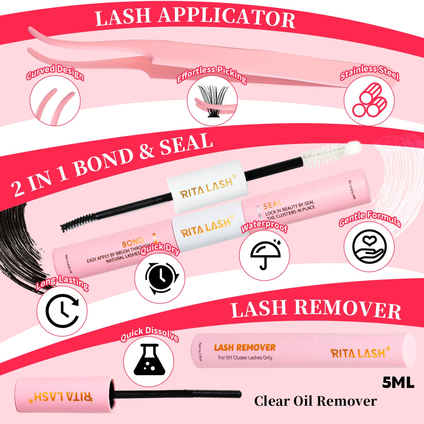 💋Individual Eyelash Kit, 1 BoxMixed Length & Styles Natural Look Eyelashes Extension, Self Grafting Curl Eyelashes,Eyelash Glue Extension, Eye Makeup Enhancement, Lash Clusters Kit, Makeup,Lash Clusters, Eyelashes Clusters