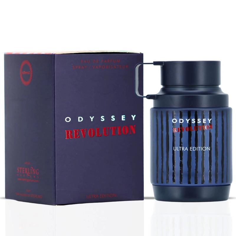 Armaf™ Odyssey Revolution Ultra Edition Eau De Parfum3.4 Oz, Fresh Citrus, Spicy Woods & Marine Notes -Long-Lasting Bold Men's Fragrance-Fearless & All-Day Wear