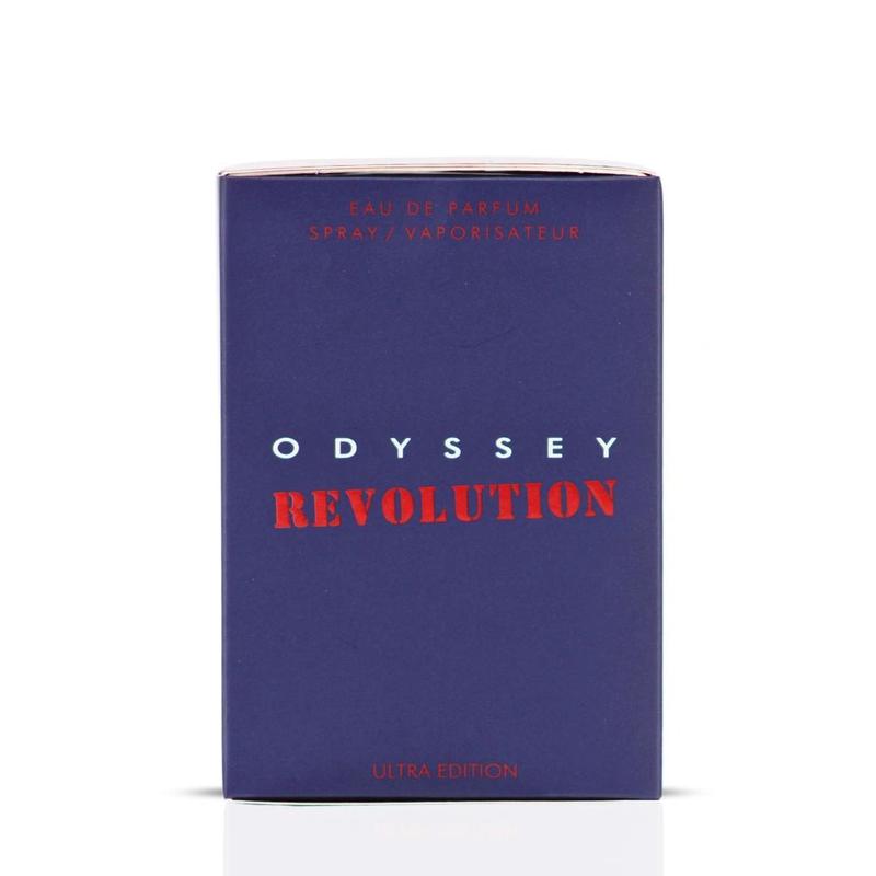 Armaf™ Odyssey Revolution Ultra Edition Eau De Parfum3.4 Oz, Fresh Citrus, Spicy Woods & Marine Notes -Long-Lasting Bold Men's Fragrance-Fearless & All-Day Wear