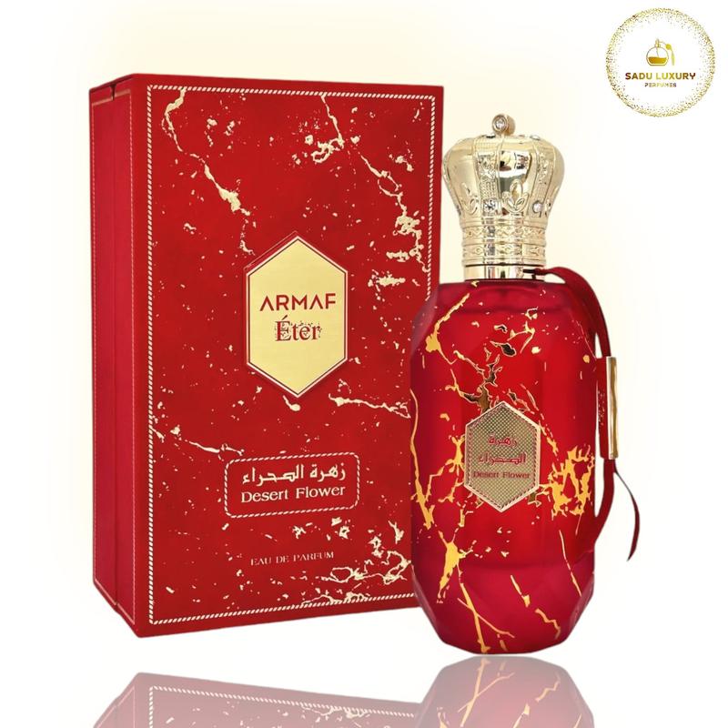 Armaf Eter Desert Flower Eau de Parfum 100ml – Spicy Floral-Leather Fragrance with Jasmine & Patchouli, Perfect for Elegant Evenings
