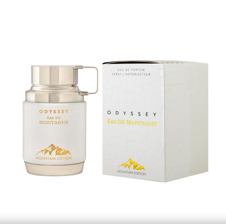 Armaf Odyssey Eau De Montagne EDP 100ml / 3.4 Oz – Creamy Woody Floral Fragrance for Men | Warm, Long-Lasting Scent for Evenings & Everyday Sophistication