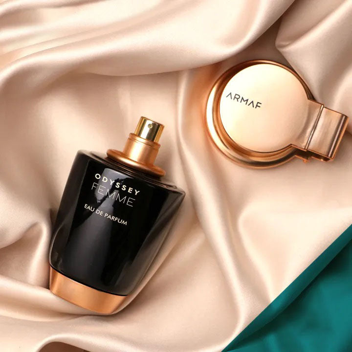 Odyssey Femme Black Edition by Armaf EDP 3.4 Oz – Elegant Floral Fruity Perfume for Women | Sophisticated All-Day Scent for Work, Events & Evenings