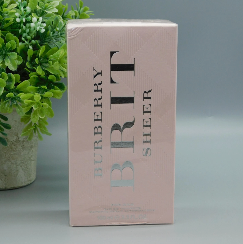 Burberry Brit Sheer Eau de Toilette for Women 100ml – A Soft & Radiant Floral Fruity Scent