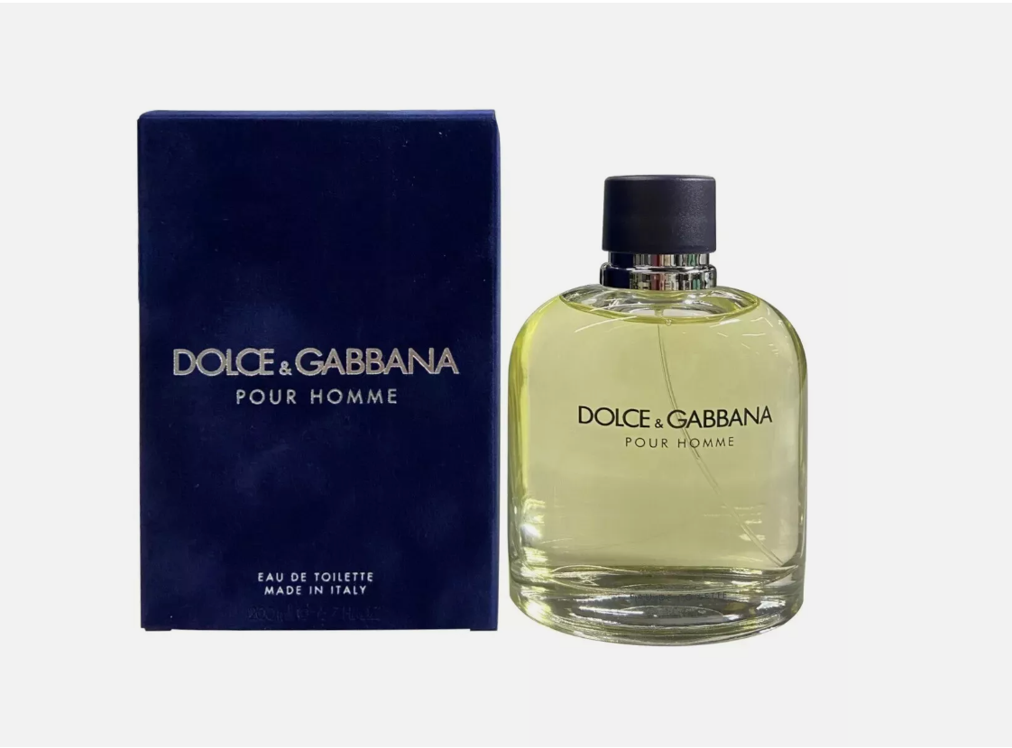 Dolce & Gabbana Pour Homme Eau de Toilette for Men – A Sophisticated, Aromatic Fougere Fragrance(3.4oz)