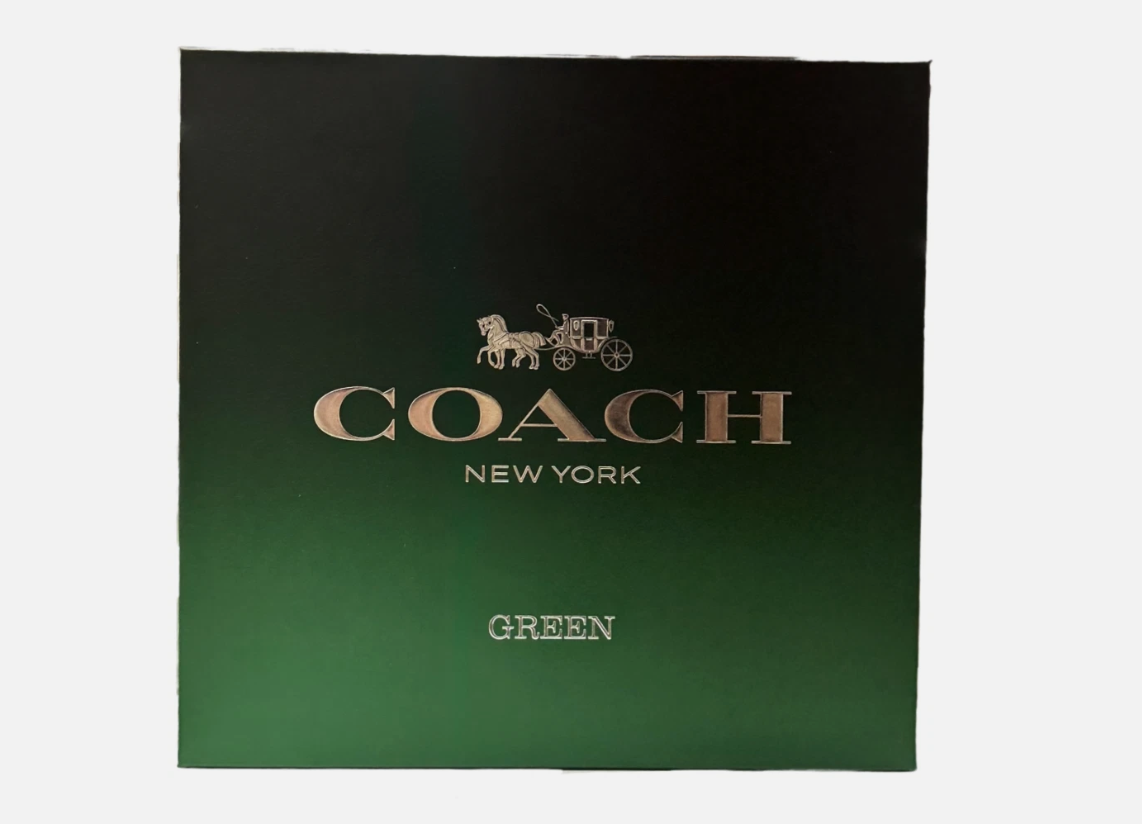 COACH NEW YORK GREEN 3pc MEN Set - A Fresh Escape in the Heart of the City