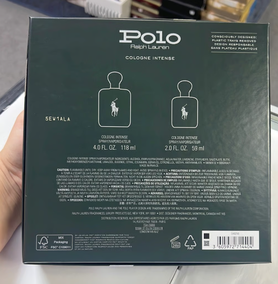 Polo Ralph Lauren Cologne Intense Gift Set for Men – 2 Piece | Bold & Fresh Masculine Fragrance
