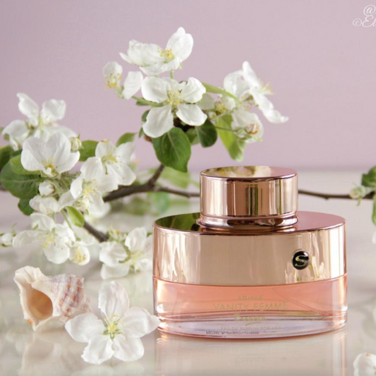 Armaf Vanity Femme Essence – A Romantic Floral Fruity Eau de Parfum for the Elegant Woman (100ml)