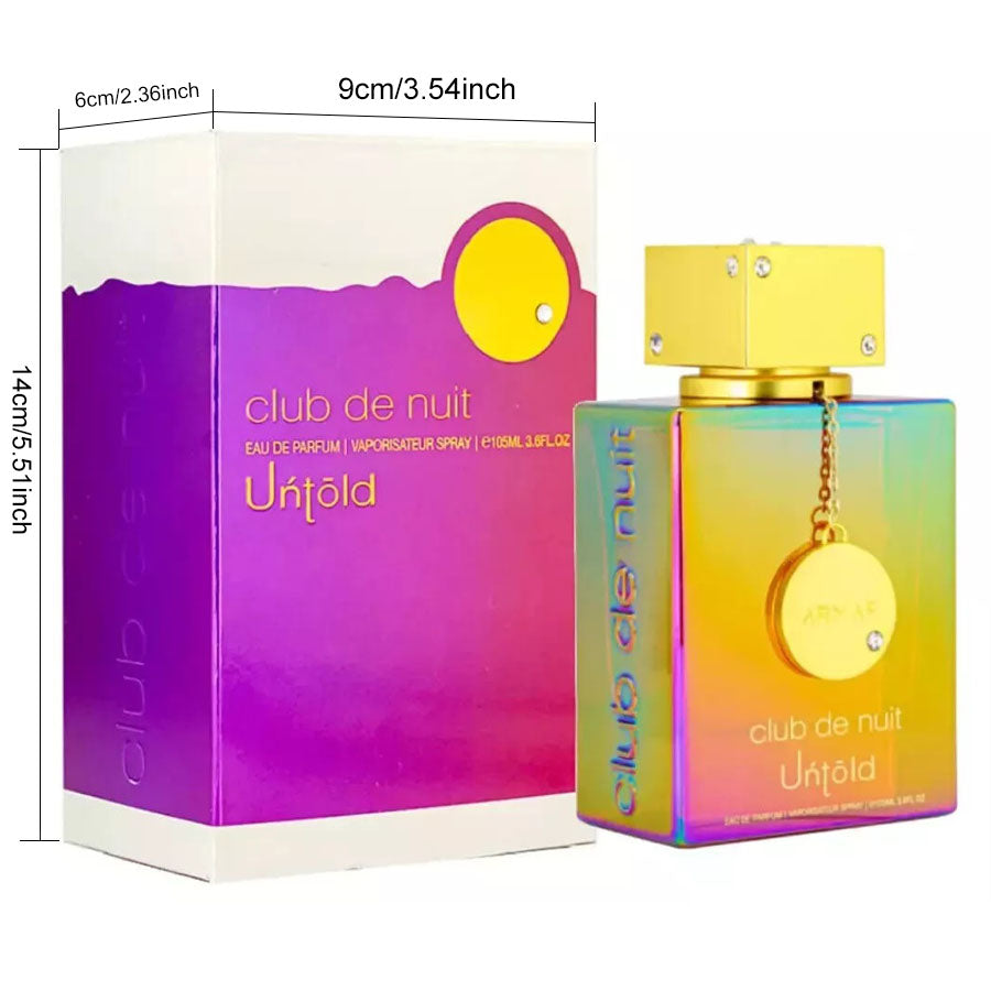 Armaf™ Club De Nuit Untold 3.6 Oz – Intense Amber & Cedar Scent for Confident Nights