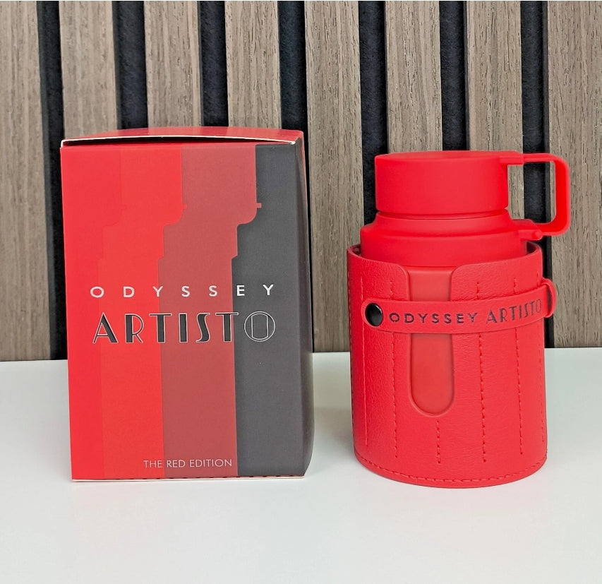 Armaf™ Odyssey Artisto Red 3.4Oz(100ml) – Unisex Perfume for Confident, All-Day Wear
