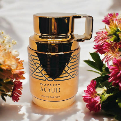 Armaf™ Odyssey Aoud Edition 3.4Oz – Bold & Spicy Eau de Parfum with Oud & Musk, Ideal for Confident Men at Night Events & Formal Occasions