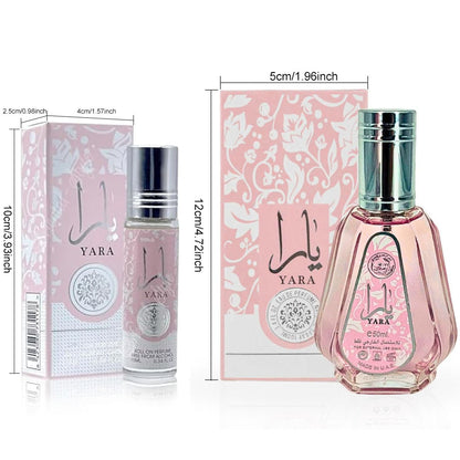 Ard Al Zaafaran Yara– Choose Between 50ml Eau de Parfum & 10ml Roll-On Oil | Fruity, Powdery, Feminine Scent for Every Occasion