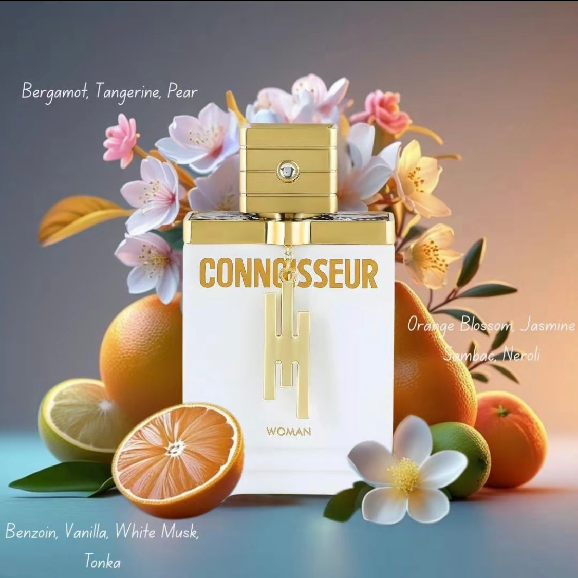 Armaf Connoisseur Women Eau de Parfum 100ml / 3.4 Oz – Sophisticated & Long-Lasting Floral Scent for Women | Ideal for Daytime Grace or Evening Elegance