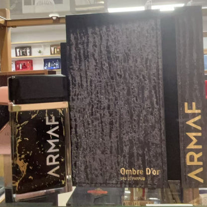 ARMAF Ombre d’Or Eau de Parfum – A Bold Oriental Spicy Fragrance Honoring Imperfection and Inner Power(3.4Oz)