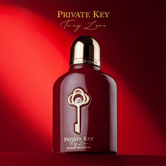 Armaf Club de Nuit Private Key to My Love Extrait de Parfum 105ml – Unisex Citrus-Floral Scent with a Bold, Sensual Finish | Perfect for Date Nights & Daily Elegance