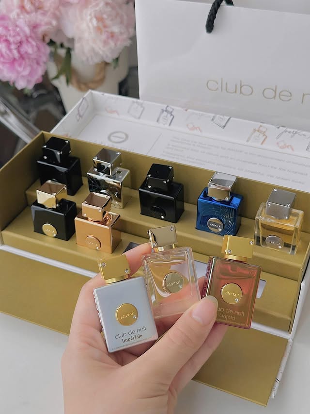 Armaf Club De Nuit Discovery Set – 10 Mini Perfumes (5ml Each) | Unisex Fragrance Collection Gift Set