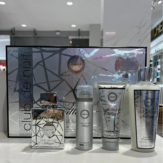 Armaf Club De Nuit Sillage 4-Piece Luxury Gift Set – Inspired Elegance for Him & Her