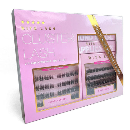 2 Box Eyelashes Kit,1Set Mixed Length & Styles Eyelash Extensions with Lash Curler & Remover &Tweezers, Self Grafting Fake Eyelashes,Cosmetic