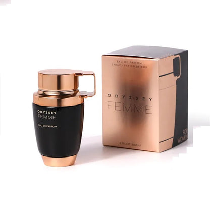 Odyssey Femme Black Edition by Armaf EDP 3.4 Oz – Elegant Floral Fruity Perfume for Women | Sophisticated All-Day Scent for Work, Events & Evenings
