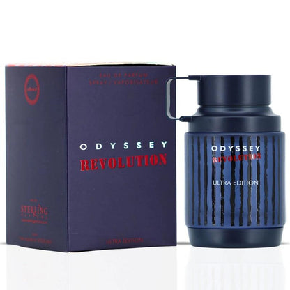 Armaf™ Odyssey Revolution Ultra Edition Eau De Parfum3.4 Oz, Fresh Citrus, Spicy Woods & Marine Notes -Long-Lasting Bold Men's Fragrance-Fearless & All-Day Wear