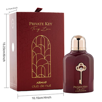 Armaf Club de Nuit Private Key to My Love Extrait de Parfum 105ml – Unisex Citrus-Floral Scent with a Bold, Sensual Finish | Perfect for Date Nights & Daily Elegance