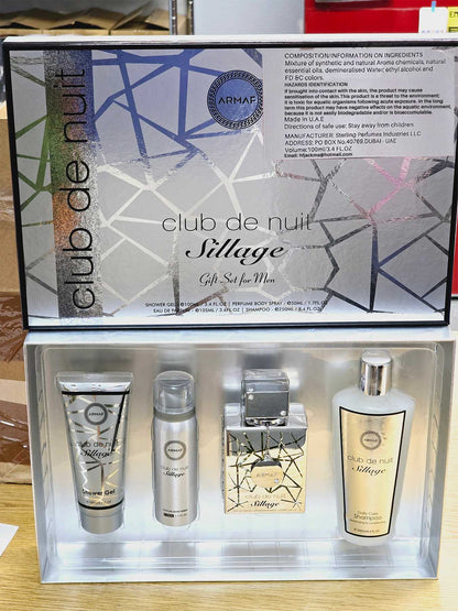 Armaf Club De Nuit Sillage 4-Piece Luxury Gift Set – Inspired Elegance for Him & Her