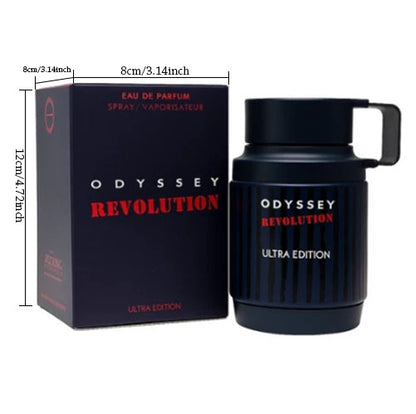Armaf™ Odyssey Revolution Ultra Edition Eau De Parfum3.4 Oz, Fresh Citrus, Spicy Woods & Marine Notes -Long-Lasting Bold Men's Fragrance-Fearless & All-Day Wear