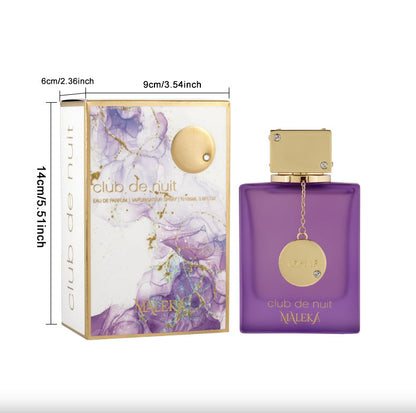 Armaf™  Club De Nuit Maleka EDP 3.4 Oz – Bold & Elegant Feminine Fragrance for Queens | Perfect for Evenings, Events & Everyday Luxury