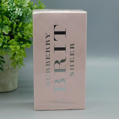 Burberry Brit Sheer Eau de Toilette for Women 100ml – A Soft & Radiant Floral Fruity Scent