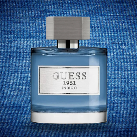 Guess 1981 Indigo for Men Eau de Toilette – Cool. Calm. Effortlessly Magnetic(3.4 Oz)