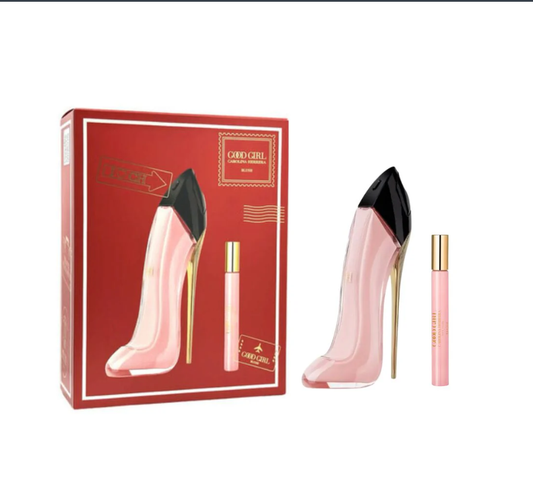 Carolina Herrera Good Girl Blush 2-Piece Gift Set for Women – Eau de Parfum Full Size + Travel Spray | Floral Gourmand Fragrance